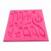 Sakolla Multi Music Note Lace Silicone Mold Fondant Mat Cake Decorating Tool Candy Mold Baking Tool Cupcake Topper  